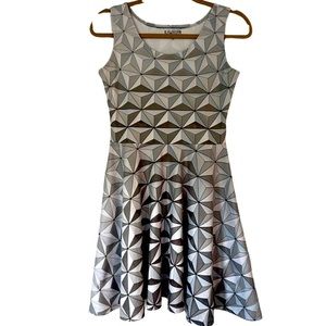 Spaceship Earth-inspired Skater Dress